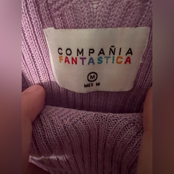 Lilac Knit Short Tank - Picture 2 of 5